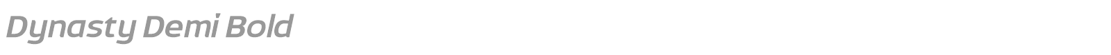 Dynasty Demi Bold font preview